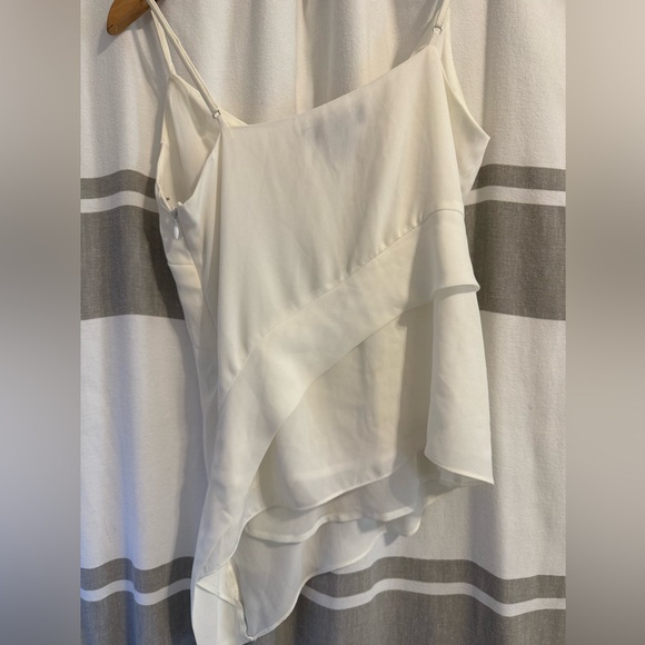 XS Maison Cinquant asymmetrical white top - Picture 2 of 5